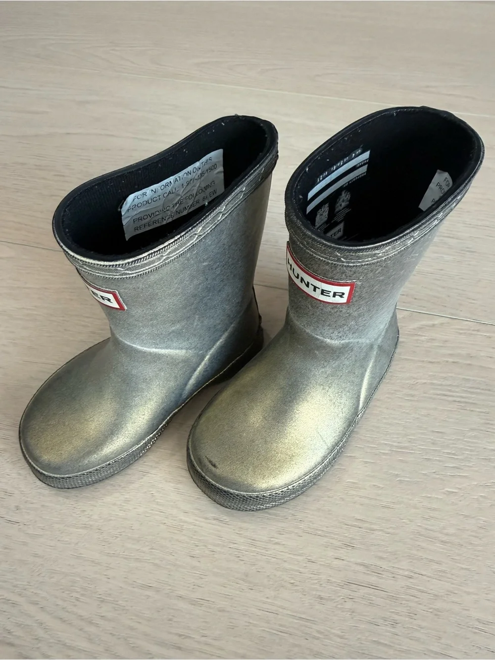 Kids Hunter Gold Rubber Boots | 5C/21EU